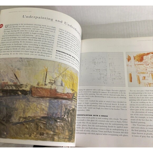 Practical Oil Painting By Gerald Woods Guide To Materials & Techniques Hardcover - Picture 4 of 6